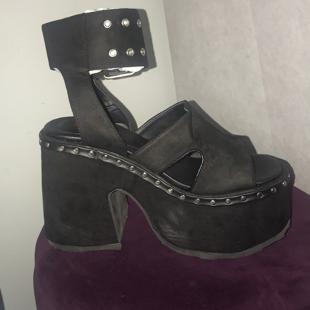 Black Demonia Platform Shoes
